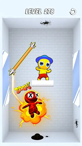 Скриншот 2 — Spring Spear: Aim & Snap