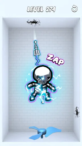 Скриншот 3 — Spring Spear: Aim & Snap