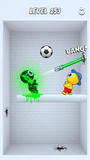 Скриншот 5 — Spring Spear: Aim & Snap