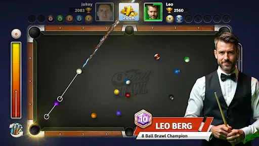 Скриншот 1 — 8 Ball Brawl: Pool & Billiards