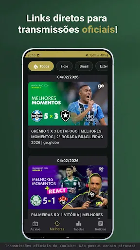 Скриншот 6 — Futebol ao vivo