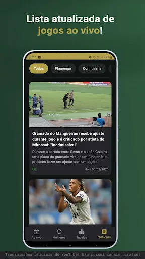 Скриншот 7 — Futebol ao vivo