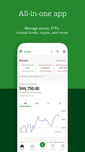 Скриншот 1 — Fidelity Investments