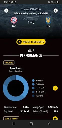 Скриншот 1 — FIFA Player App
