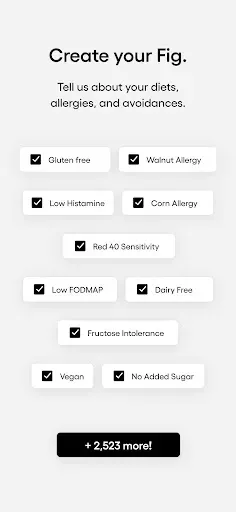Скриншот 2 — Fig: Food Scanner & Guide