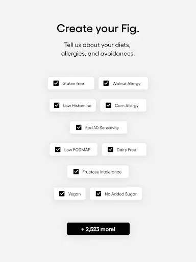 Скриншот 8 — Fig: Food Scanner & Guide