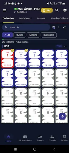 Скриншот 1 — Football Sticker Album 2026