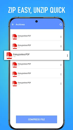 Скриншот 4 — Zip-архиватор для Android