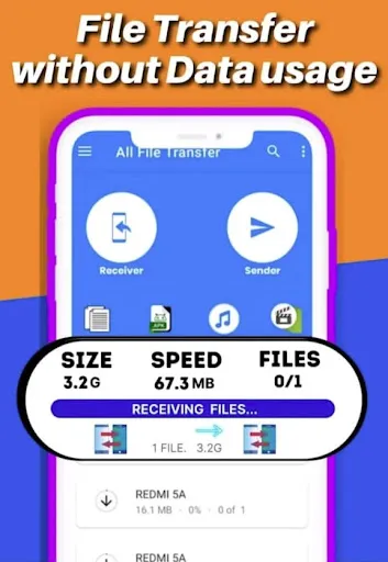 Скриншот 2 — Max Sender Share File Transfer