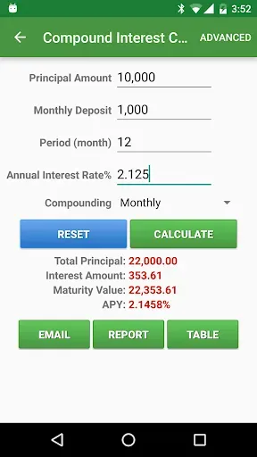 Скриншот 5 — Financial Calculators Pro