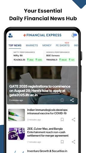 Скриншот 1 — Financial Express-Market News