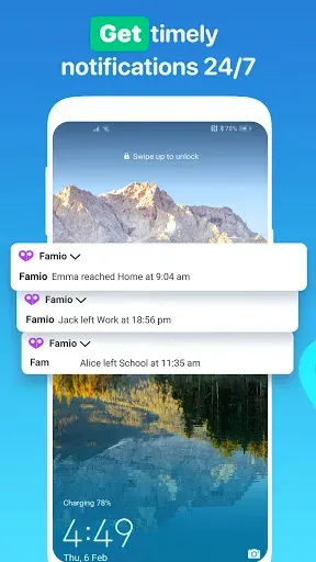 Скриншот 4 — Famio: будь на связи с семьей