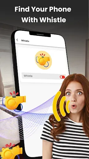 Скриншот 2 — Clap to Find Phone or Whistle