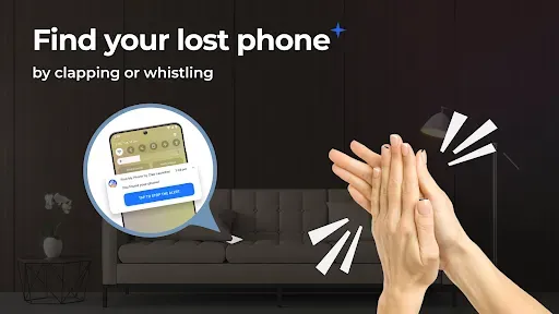 Скриншот 1 — Find My Phone by Clap Launcher