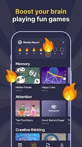 Скриншот 4 — BrainBloom: Brain training
