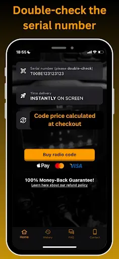 Скриншот 2 — Radio Code Unlock Instantly