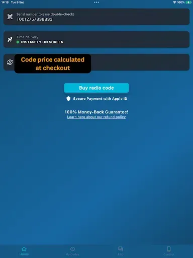 Скриншот 7 — Uconnect Radio Code Instant