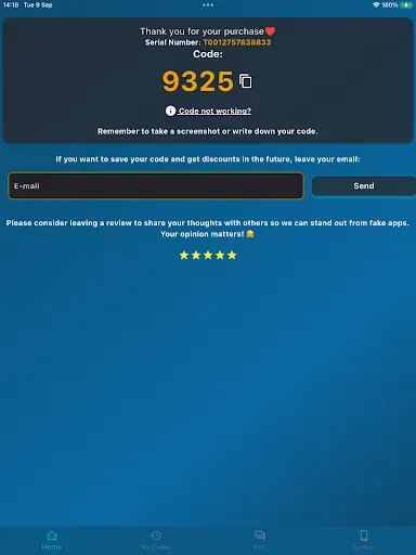 Скриншот 8 — Uconnect Radio Code Instant