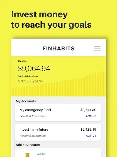 Скриншот 7 — Finhabits: Invest My Money