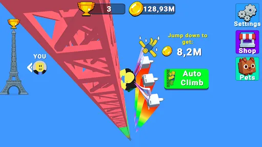 Скриншот 2 — Climb Jump Obby Tower Offline