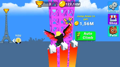 Скриншот 3 — Climb Jump Obby Tower Offline