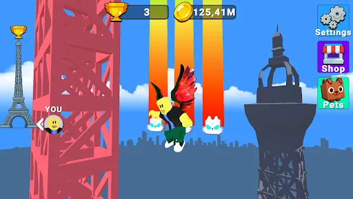 Скриншот 4 — Climb Jump Obby Tower Offline