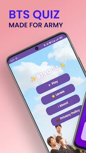 Скриншот 1 — BTS Quiz for ARMY 2025