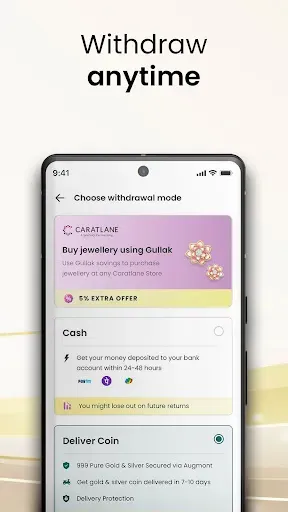 Скриншот 4 — Gullak: Save in Digital Gold