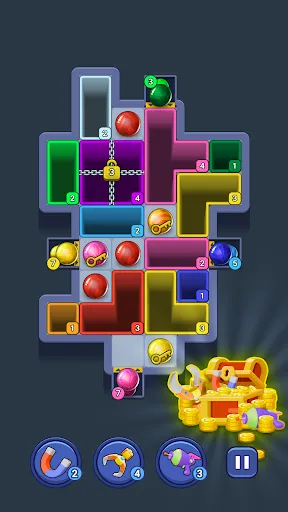 Скриншот 1 — Drop Escape: Color Puzzle