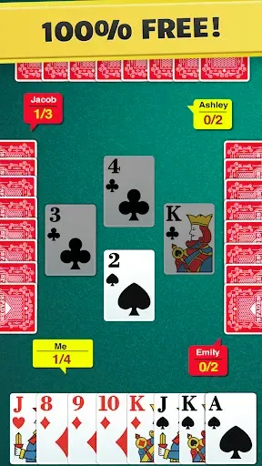 Скриншот 2 — Spades - Classic Card Game