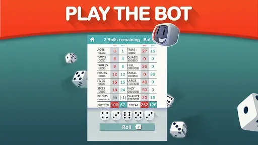 Скриншот 8 — Yazy the yatzy dice game