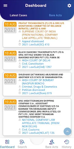 Скриншот 2 — Lawsuit The Unique Case Finder