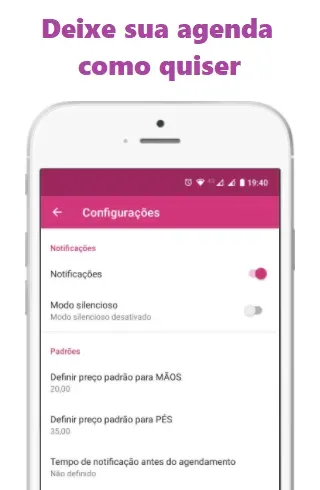 Скриншот 4 — Agenda para Manicure App