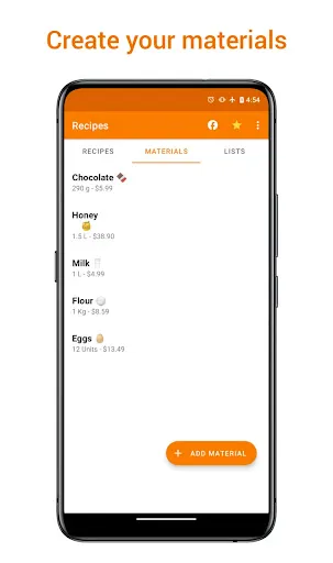 Скриншот 3 — Recipe Cost Calculator