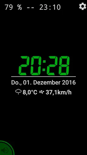 Скриншот 2 — Night Clock & Digital Clock