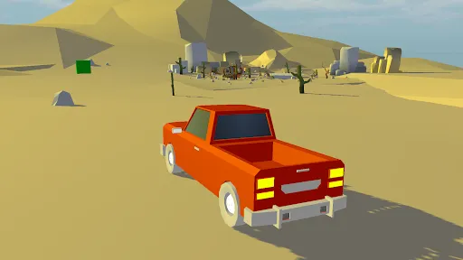 Скриншот 1 — Desert jeep car game offline