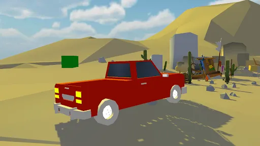 Скриншот 2 — Desert jeep car game offline