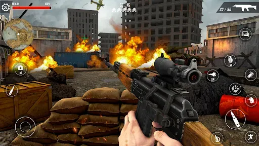 Скриншот 5 — стрелялки война: игры военной