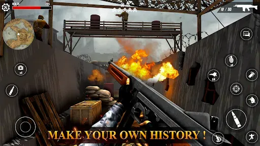 Скриншот 7 — стрелялки война: игры военной