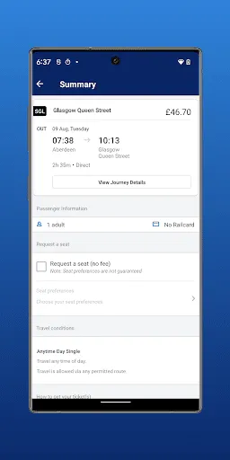 Скриншот 3 — ScotRail Train Times & Tickets