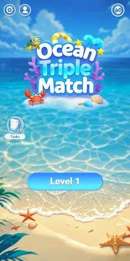 Скриншот 1 — Ocean Tile Triple Match