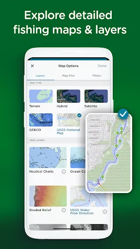 Скриншот 4 — Fishing Spots: Fish Maps