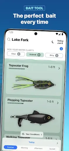Скриншот 3 — Deep Dive - Bass Fishing App