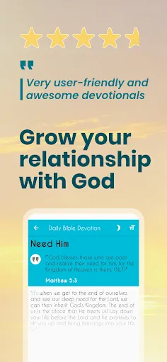 Скриншот 1 — Daily Bible Devotion & Prayer