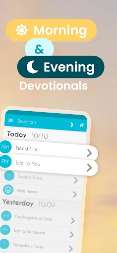 Скриншот 2 — Daily Bible Devotion & Prayer
