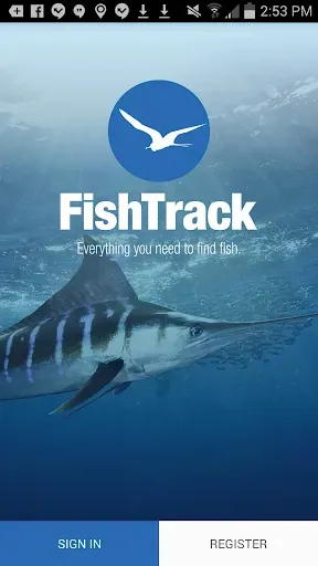 Скриншот 1 — FishTrack - Fishing Charts