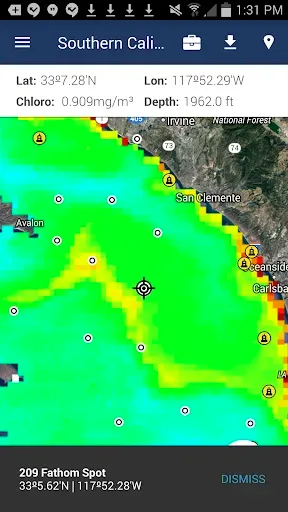 Скриншот 6 — FishTrack - Fishing Charts