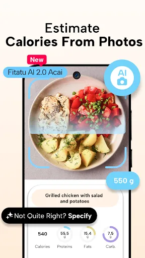Скриншот 2 — Fitatu AI Calorie Counter
