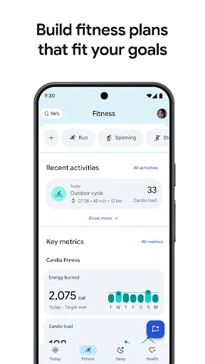 Скриншот 2 — Google Health (Fitbit)