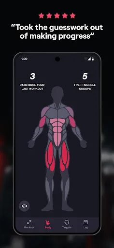 Скриншот 2 — Fitbod: Workout & Gym Planner